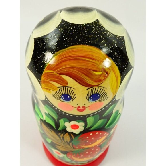 Vintage Russian Nesting Dolls Family Dad Mom Child - Picture 9 of 9